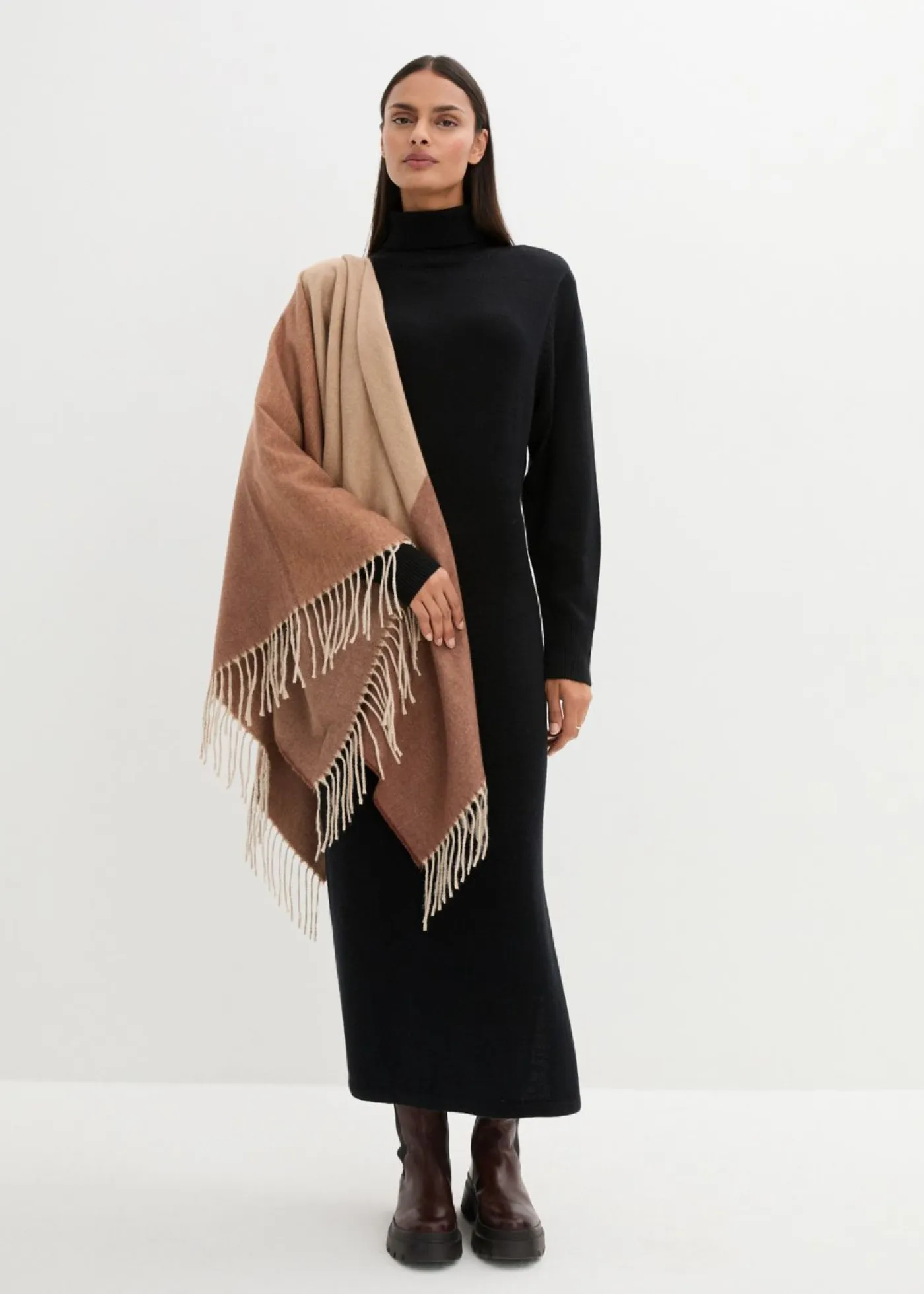 Mujer bonprix bonprix Vestido de punto de lana merina