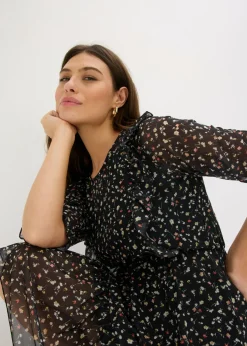 Mujer bonprix bonprix Vestido de punto de malla fina