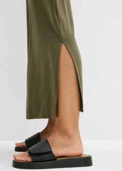 Mujer bonprix bonprix Vestido de punto de mezcla de viscosa fluida