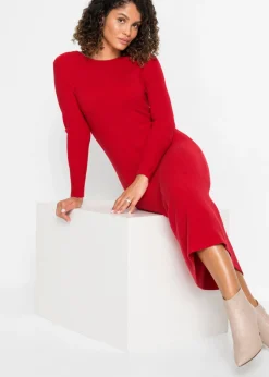 Mujer bonprix BODYFLIRT Vestido de punto de mezcla de viscosa