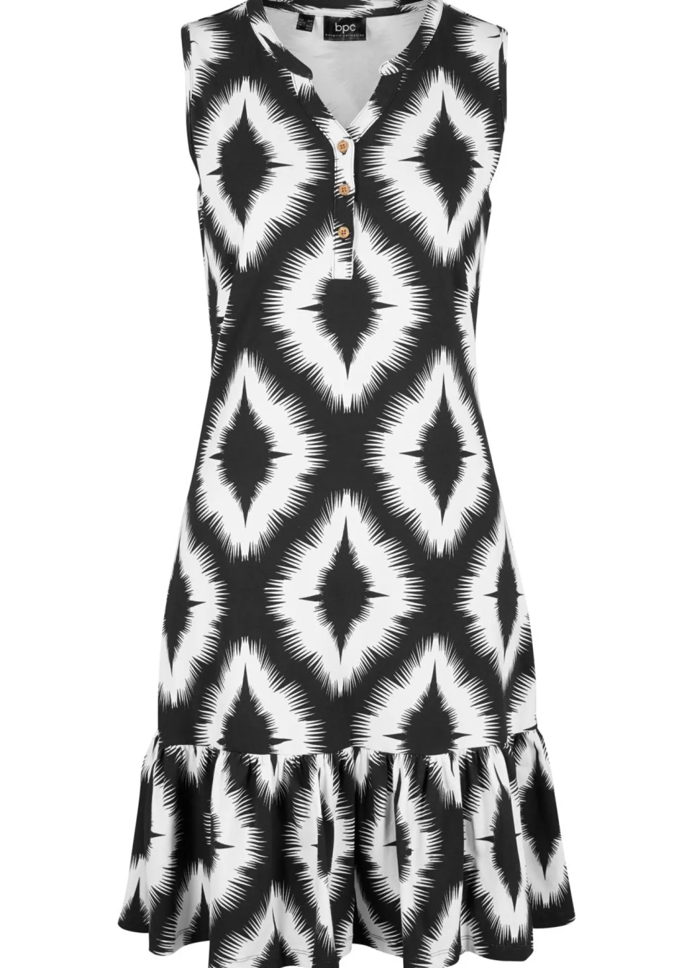 Mujer bonprix bonprix Vestido de punto de mezcla de algodón suave