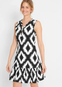 Mujer bonprix bonprix Vestido de punto de mezcla de algodón suave