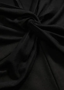 bonprix bonprix Vestidos>Vestido de punto de mezcla de viscosa Negro