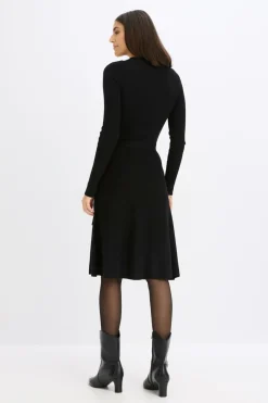 Mujer bonprix bonprix Vestido de punto de mezcla de viscosa