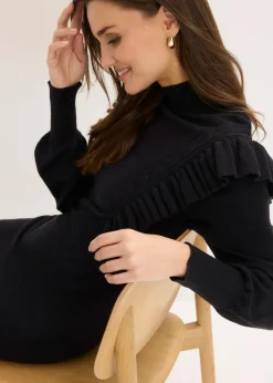 Mujer bonprix bonprix Vestido de punto de mezcla de viscosa