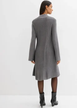 Mujer bonprix bonprix Vestido de punto de mezcla de viscosa con línea en A