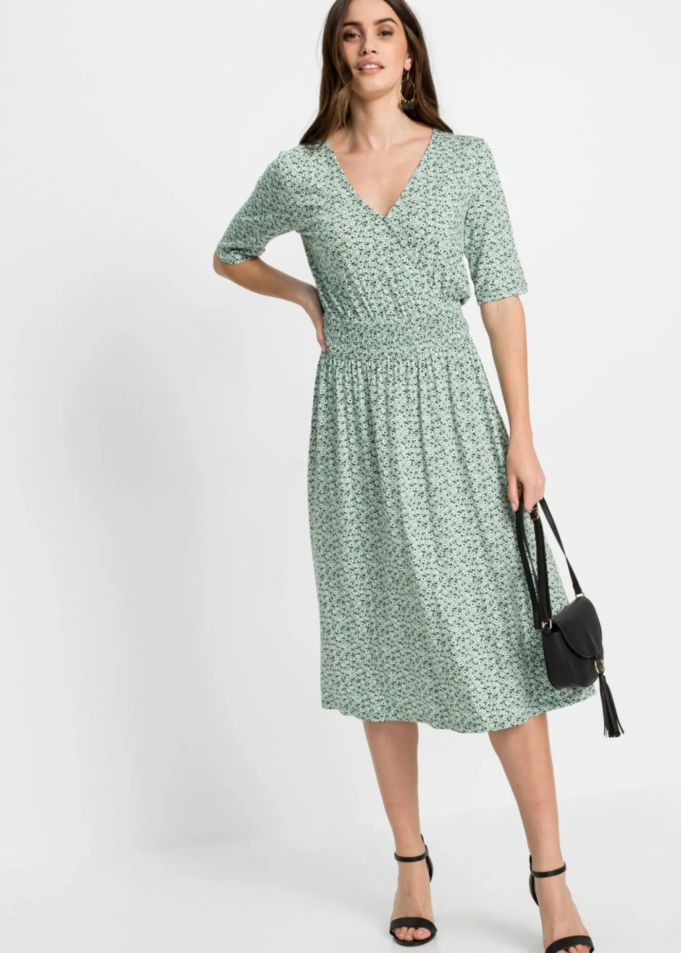 Mujer bonprix bonprix Vestido de punto de mezcla de viscosa