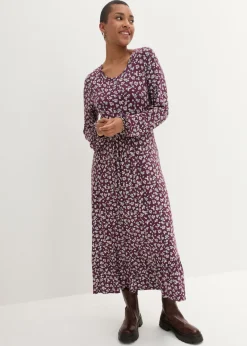 Mujer bonprix bonprix Vestido de punto de mezcla de viscosa fluida