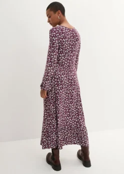 Mujer bonprix bonprix Vestido de punto de mezcla de viscosa fluida