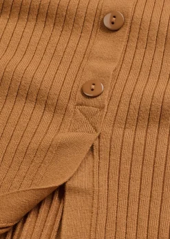 bonprix bonprix Vestidos|Ropa De Punto>Vestido de punto de mezcla de viscosa suave Avellana