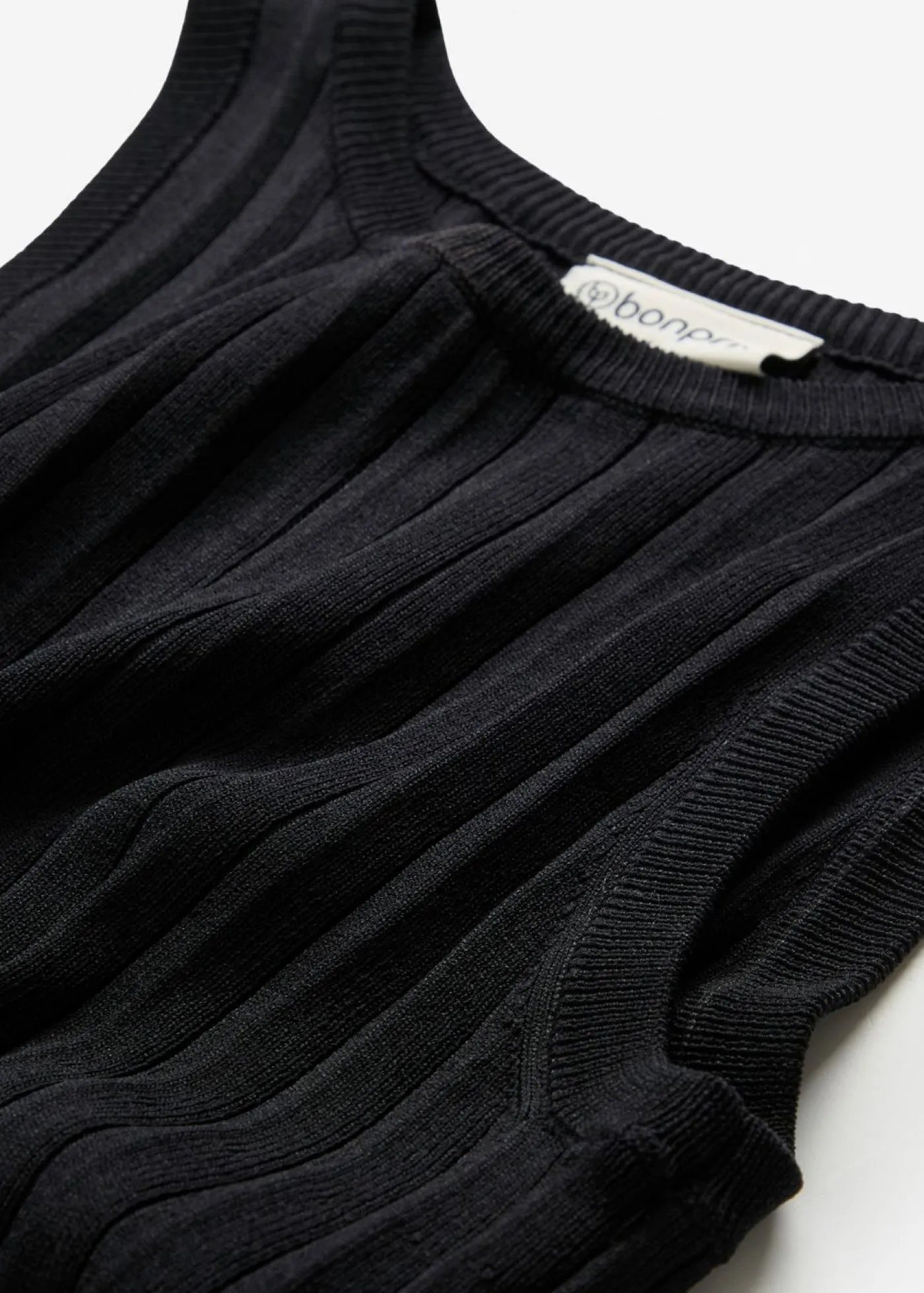 Mujer bonprix bonprix Vestido de punto de mezcla de viscosa con línea en A