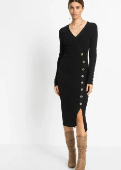 Mujer bonprix bonprix Vestido de punto de mezcla de viscosa