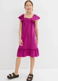 Niños bonprix bonprix Vestido de punto de mezcla de algodón orgánico elástico