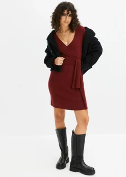 Mujer bonprix bonprix Vestido de punto de mezcla de viscosa