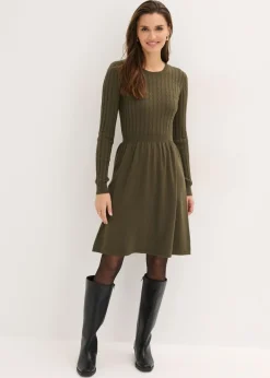 Mujer bonprix bonprix Vestido de punto de mezcla de viscosa