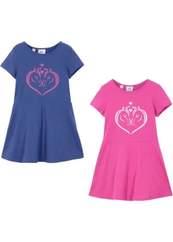 Niños bonprix bonprix Vestido de punto de puro algodón orgánico (2 unidades)