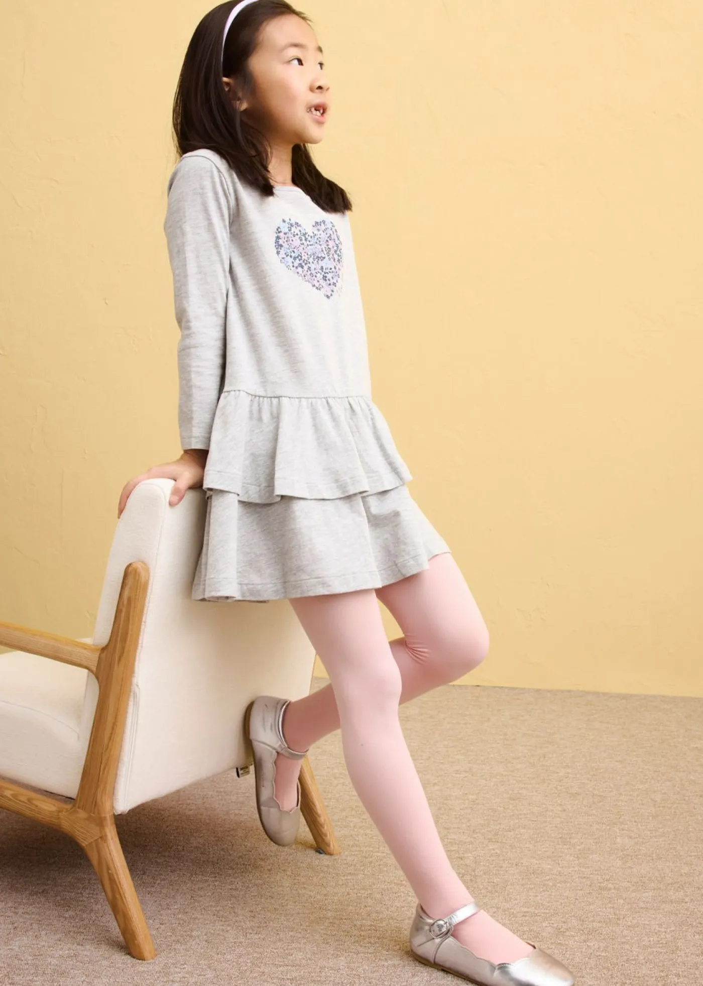 bonprix bonprix Ropa 2 A 9 Años·Vestidos Y Faldas|Ropa 2 A 9 Años·Multipack>Vestido de punto de puro algodón orgánico (2 unidades) gris claro jaspeado+violeta ahumado+azul marino