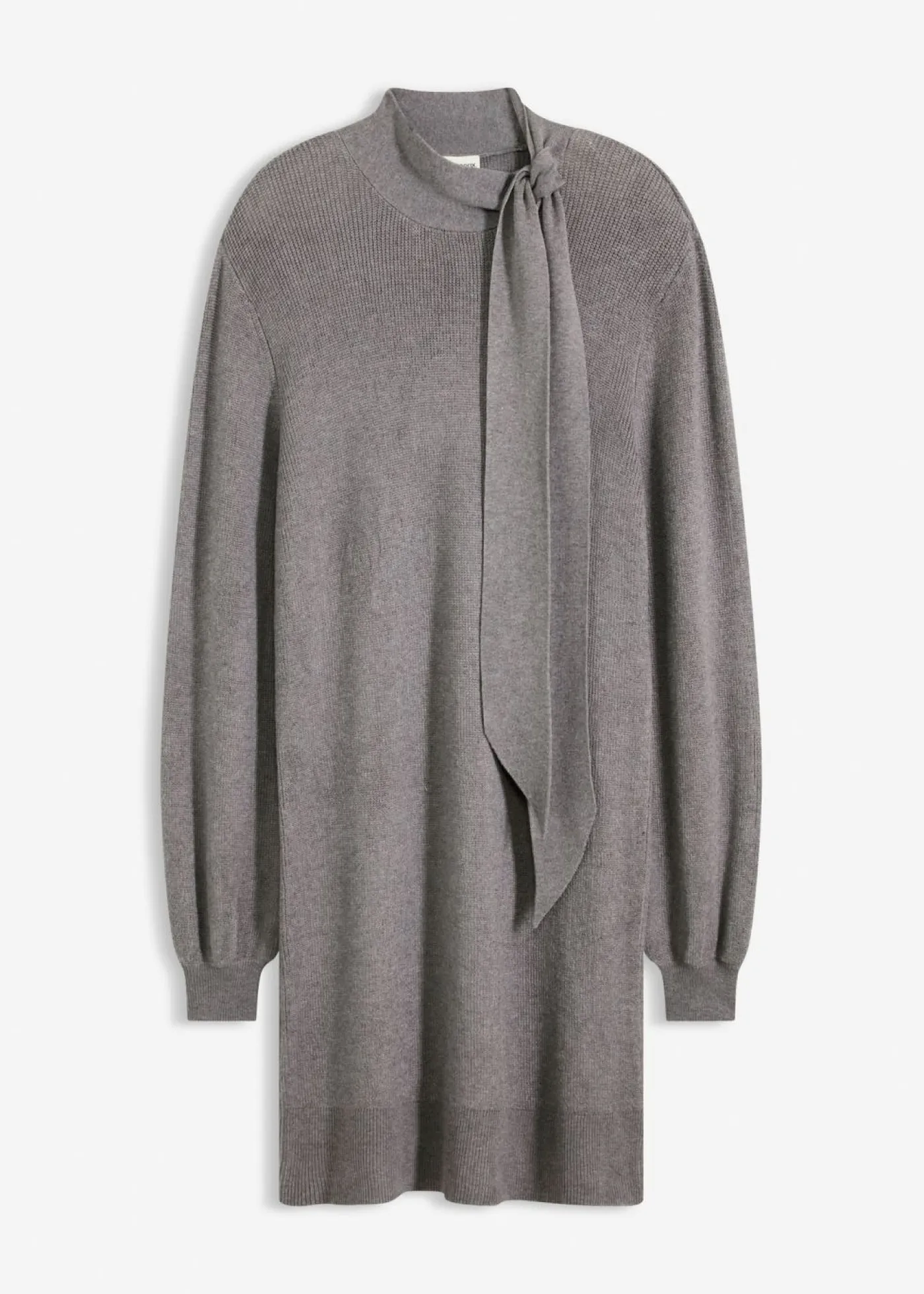 Mujer bonprix bonprix Vestido de punto de suave mezcla de viscosa con lazo