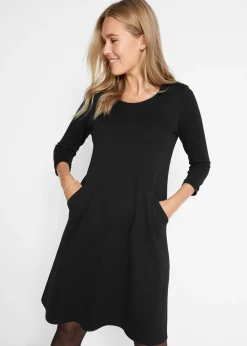 bonprix bonprix Vestidos>Vestido de Punto di Roma Negro