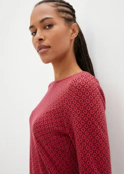 Mujer bonprix bonprix Vestido de Punto di Roma en mezcla de viscosa con estampado jacquard