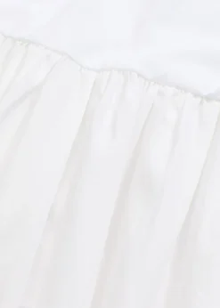 bonprix bonprix Vestidos>Vestido de punto en mezcla de materiales Blanco