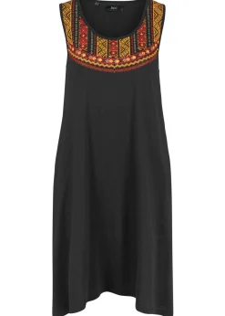 bonprix bonprix Vestidos>Vestido de punto estilo túnica Negro