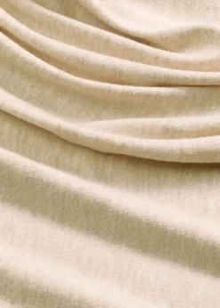 bonprix bonprix Esenciales|Jerséis>Vestido de punto fino de mezcla de viscosa suave gris guijarro moteado