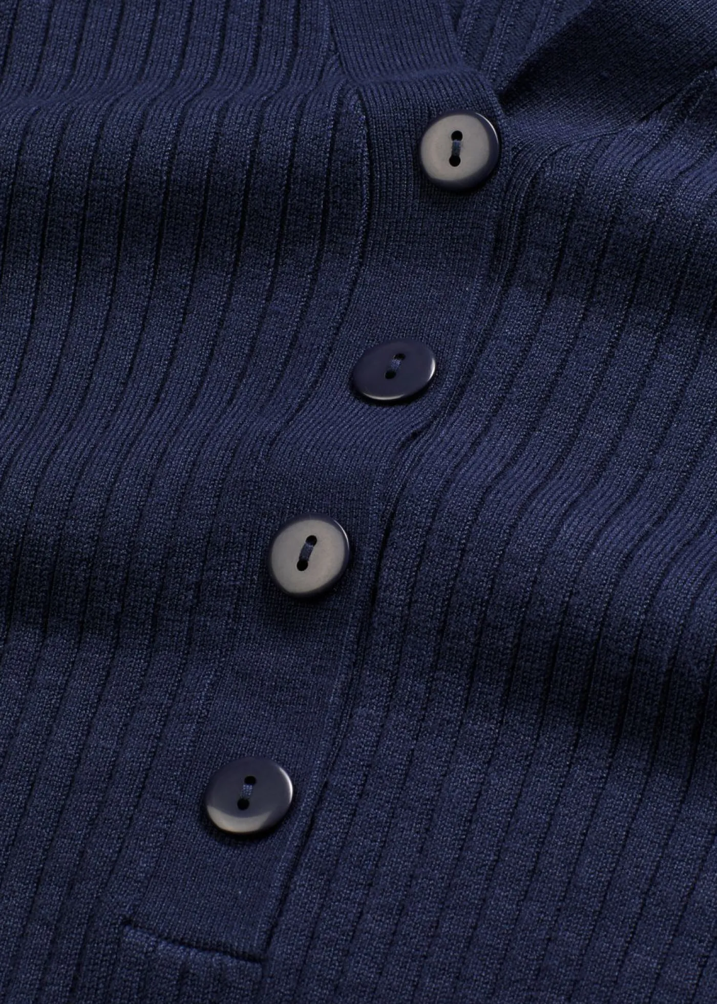 bonprix bonprix Jerséis|Ropa De Punto>Vestido de punto fino de mezcla de viscosa suave Azul marino