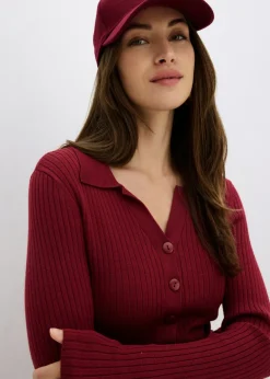 Mujer bonprix bonprix Vestido de punto fino de mezcla de viscosa suave