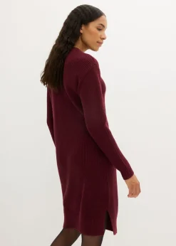 Mujer bonprix bonprix Vestido de punto holgado de canalé