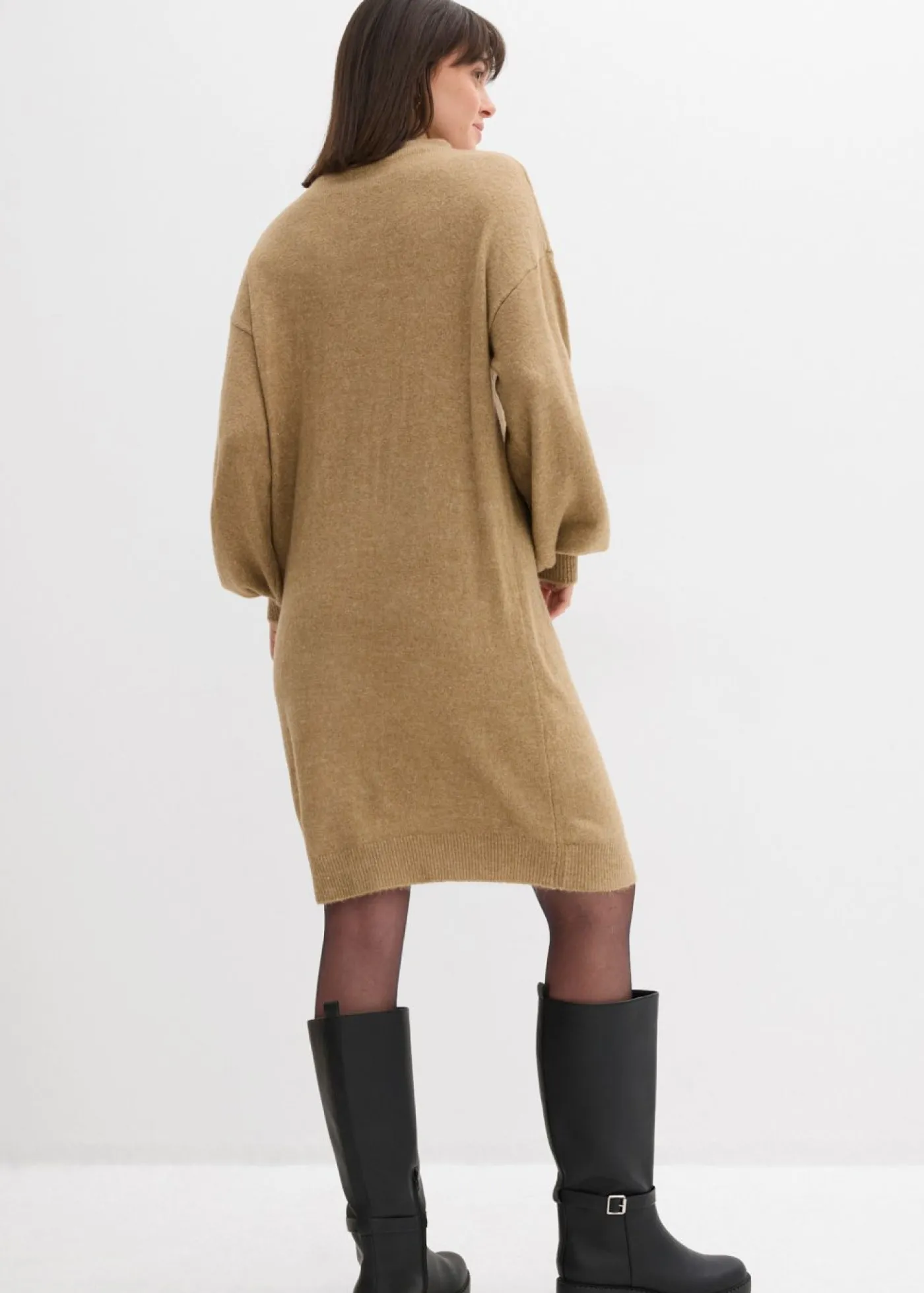 Mujer bonprix bonprix Vestido de punto jaspeado