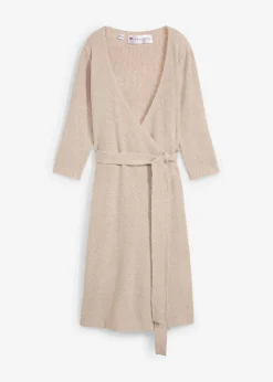 Mujer bonprix bonprix Vestido de punto suave para el embarazo y la lactancia con mangas 3/4