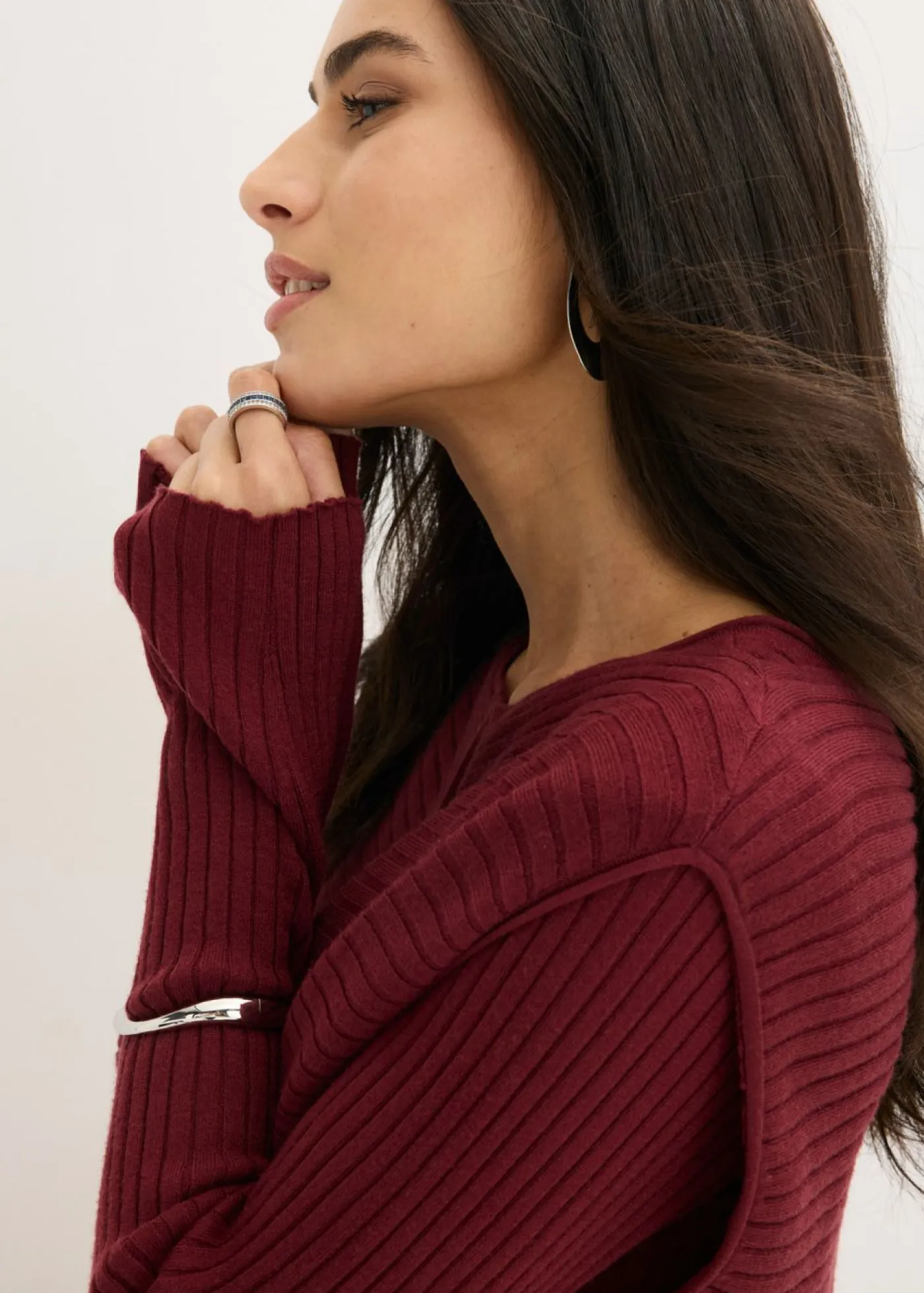 Mujer bonprix bonprix Vestido de punto y chaleco (2 piezas)