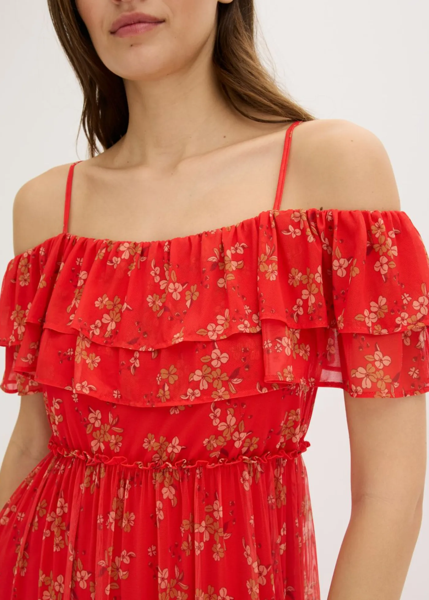 Mujer bonprix bonprix Vestido de punto y malla