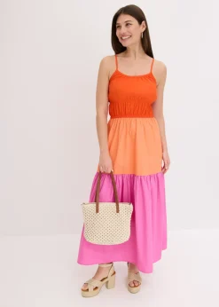 Mujer bonprix bonprix Vestido de tirantes de algodón puro