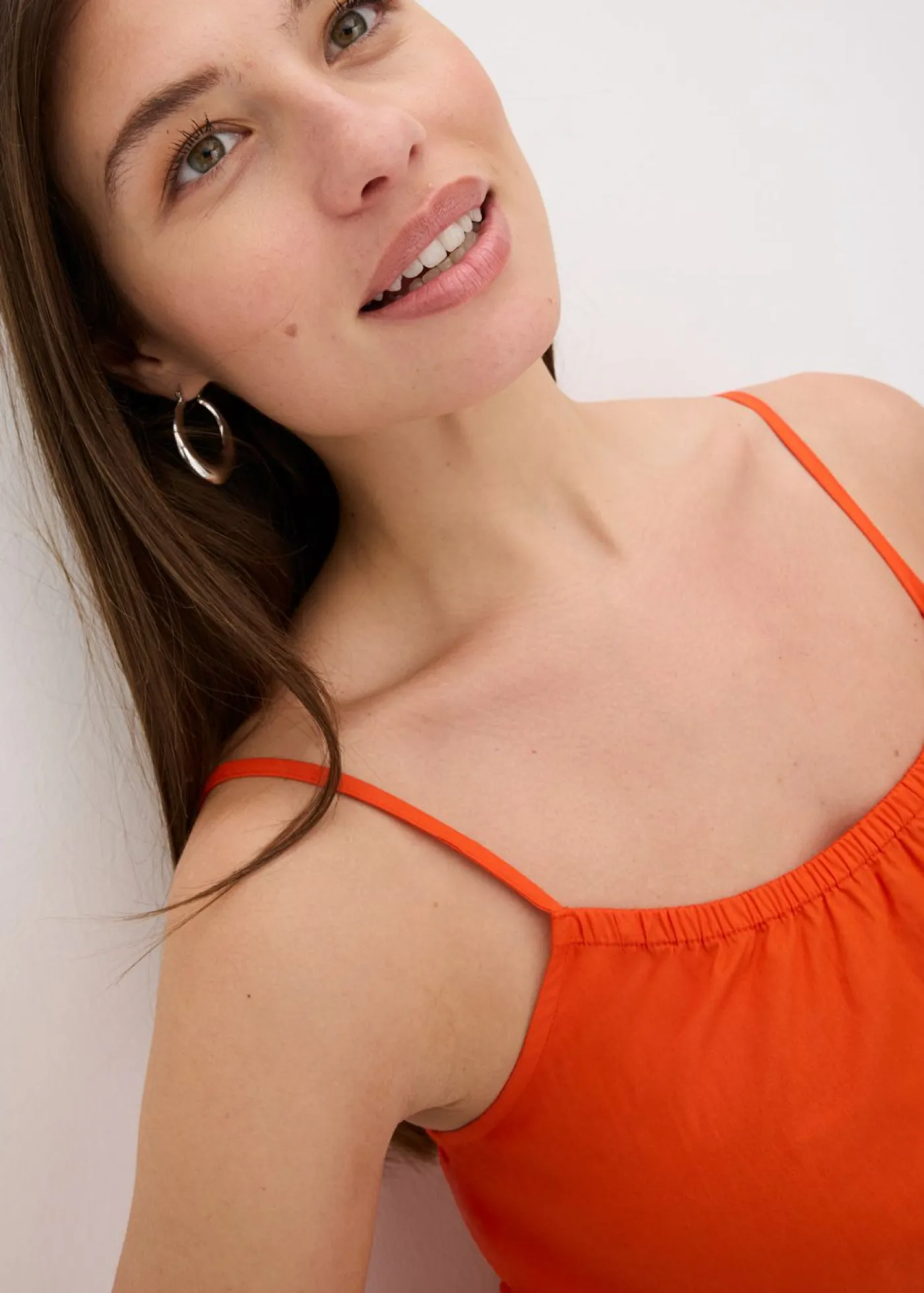 Mujer bonprix bonprix Vestido de tirantes de algodón puro