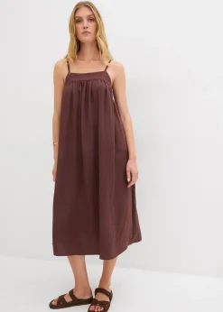 Mujer bonprix bonprix Vestido de tirantes de mezcla suave de viscosa