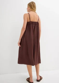 Mujer bonprix bonprix Vestido de tirantes de mezcla suave de viscosa