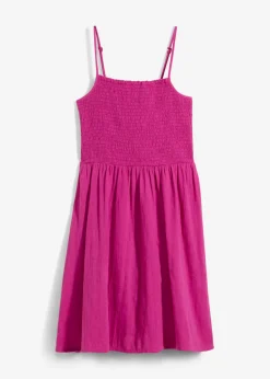 bonprix bonprix Ropa 9 A 16 Años·Vestidos Y Monos>Vestido de tirantes de muselina ligera orquídea púrpura