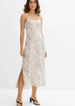 Mujer bonprix bonprix Vestido de tirantes de viscosa fluida