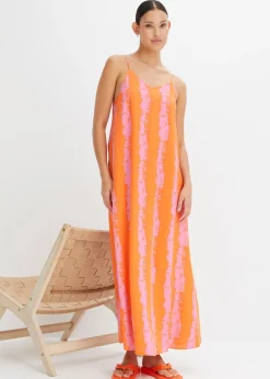 Mujer bonprix bonprix Vestido de tirantes de viscosa fluida