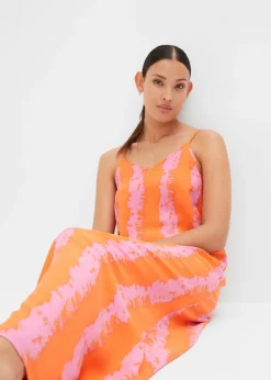 Mujer bonprix bonprix Vestido de tirantes de viscosa fluida