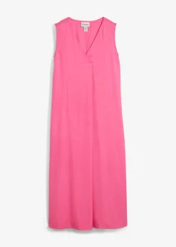 bonprix bonprix Vestidos>Vestido de tirantes de viscosa fluida Rosa