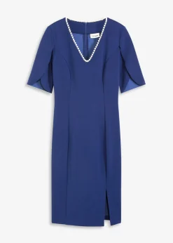 Mujer bonprix bonprix Vestido de tubo con aplicación de perlas