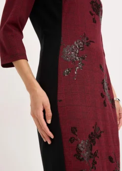 Mujer bonprix bpc selection premium Vestido de tubo con bordado de lentejuelas