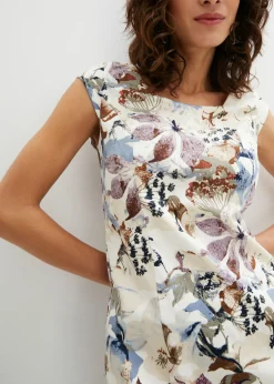 Mujer bonprix bonprix Vestido de tubo de raso de algodón