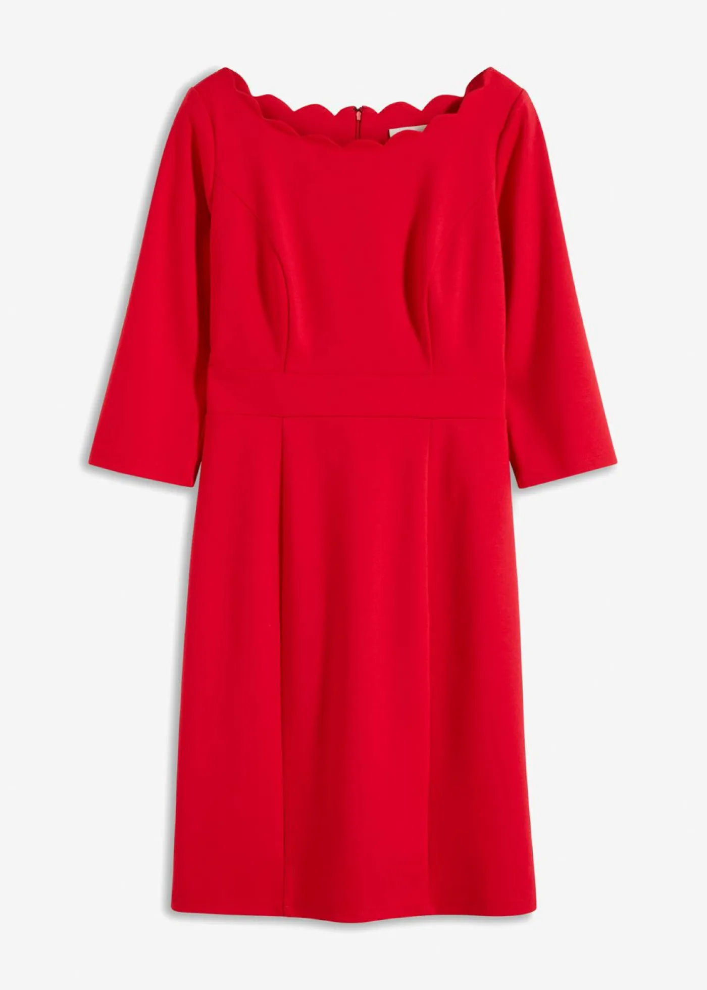 bonprix bonprix Vestidos>Vestido de tubo en Punto di Roma Rojo