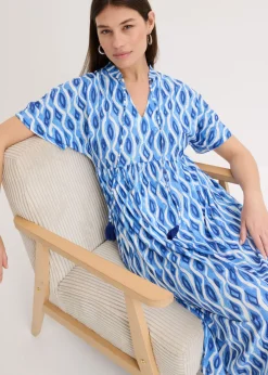 Mujer bonprix bonprix Vestido estampado con corte de túnica