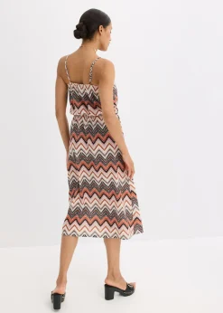 Mujer bonprix bonprix Vestido estampado de tirantes