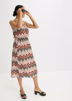 Mujer bonprix bonprix Vestido estampado de tirantes